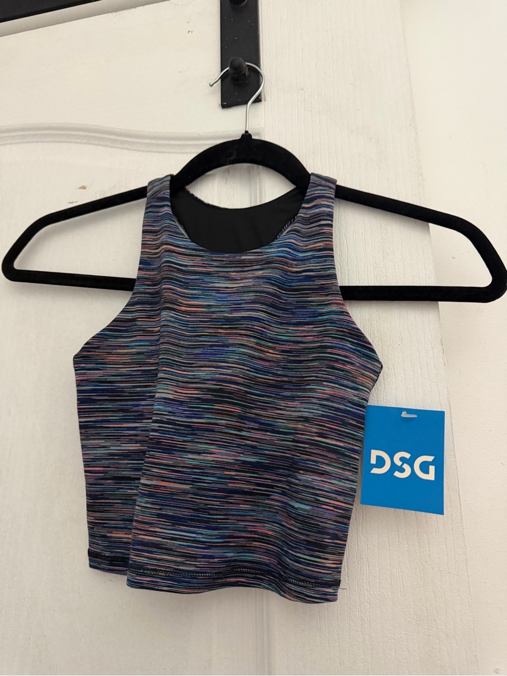 DSG Multicolor Space-Dye Crop Tank Top